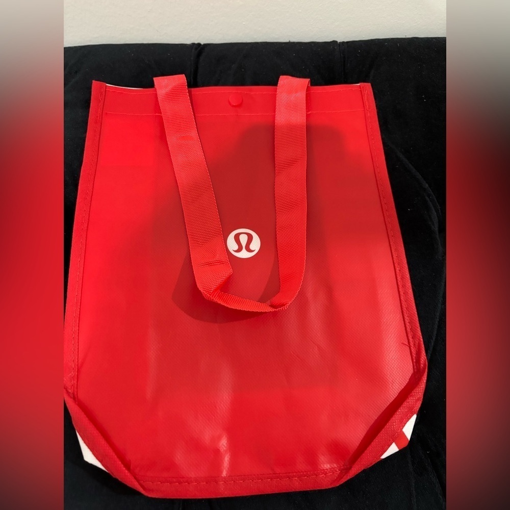 Lululemon Red Tote Bag